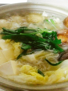 鶏団子の節約鍋-レシピのメイン写真
