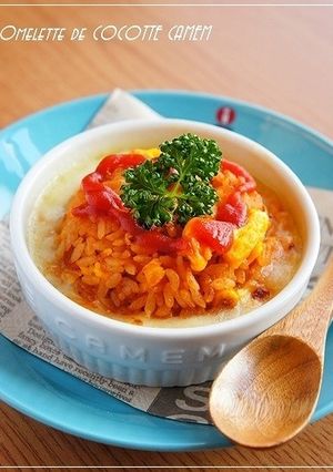 とろ～り♡ココットカマンdeオムライス-レシピのメイン写真