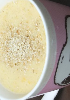柿とバナナのホットドリンク-レシピのメイン写真