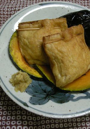 ｲｿﾌﾗﾎﾞﾝ１００％豆腐のはさみ揚げ-レシピのメイン写真