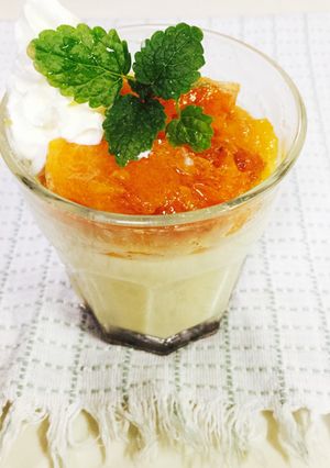 簡単♪柿のジャム(o^^o)プリン♪-レシピのメイン写真