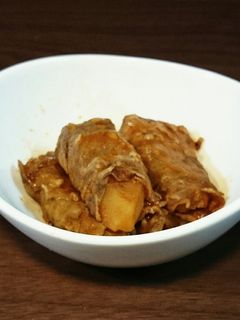 りんごの豚肉巻き-レシピのメイン写真
