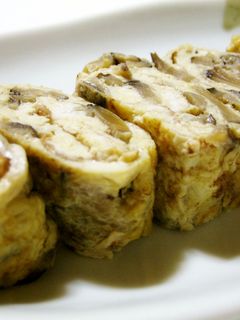 うま煮しいたけの卵焼き-レシピのメイン写真