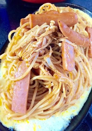 鉄板ナポリタン-レシピのメイン写真