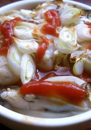 牡蠣とトマトのココットカマン-レシピのメイン写真