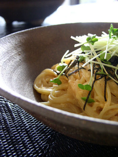 明太子と山芋のふんわりパスタ-レシピのメイン写真