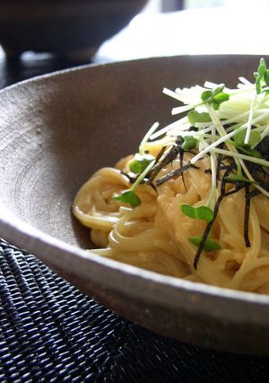 明太子と山芋のふんわりパスタ-レシピのメイン写真