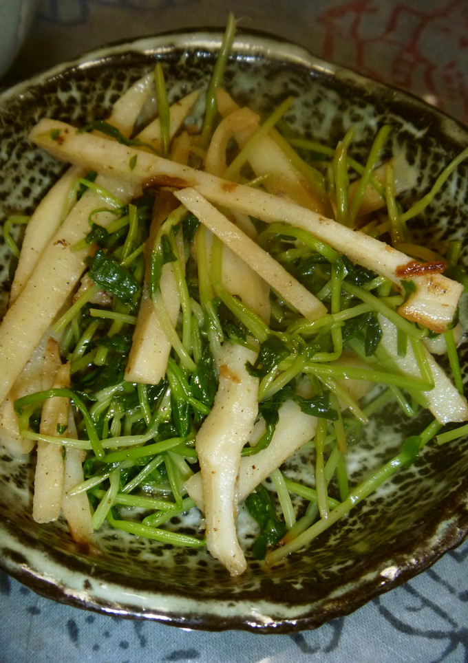 れんこんと豆苗で一品-レシピのメイン写真