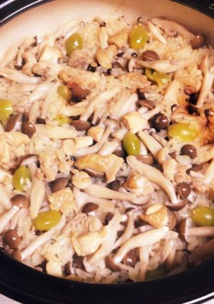 土鍋 de 炊き込みご飯 簡単おいし～！-レシピのメイン写真