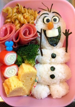 オラフキャラ弁♡-レシピのメイン写真