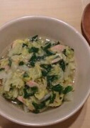 離乳食完了期★白菜とツナのとろとろ煮-レシピのメイン写真