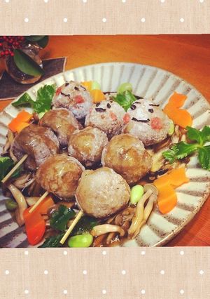 にこにこ目光団子3兄弟-レシピのメイン写真