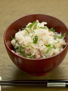 土鍋炊飯☆しらすのうめ風味ご飯-レシピのメイン写真