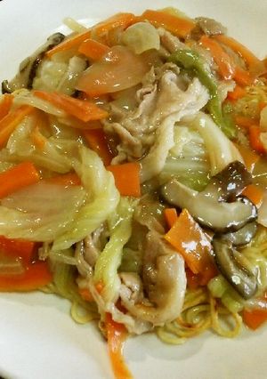 リメイク？あんかけ かた焼きそば！-レシピのメイン写真