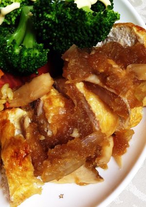 ヘルシー♪胸肉ロールの油揚げ巻き☆-レシピのメイン写真