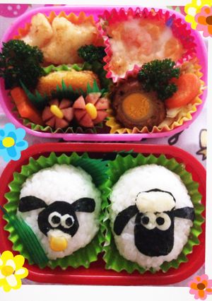 ひつじのショーン☆キャラ弁☆-レシピのメイン写真