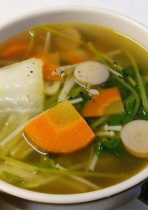 炒め野菜のスープ-レシピのメイン写真