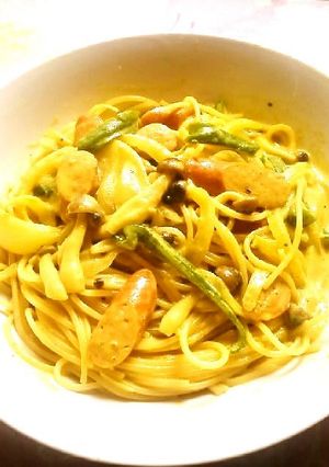 ☺野菜たっぷり☆簡単♪豆乳カレーパスタ☺-レシピのメイン写真