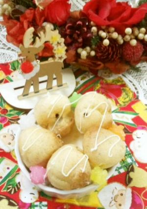 チョコシュー☆リース☆ココットカマン☆-レシピのメイン写真