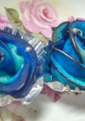青い薔薇のアップルパイ-レシピのメイン写真