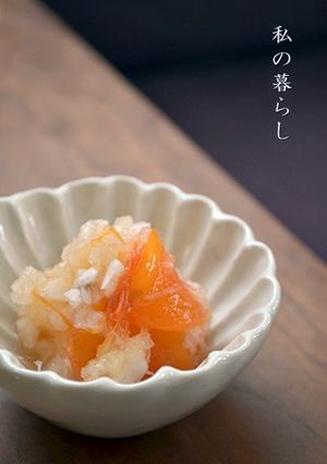 柿酢の大根おろし-レシピのメイン写真