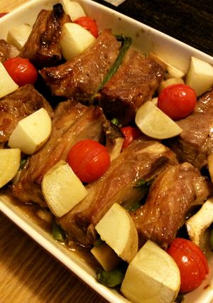 スペアリブのオーブン焼き〜BBQソース〜-レシピのメイン写真