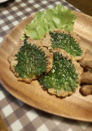 簡単！大葉と豚挽き肉のぺったんこ焼き-レシピのメイン写真