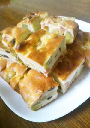 ノンバター♪お芋と林檎の秋味ケーキ-レシピのメイン写真