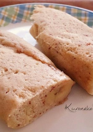 まるごとバナナ風＊おから蒸しケーキ-レシピのメイン写真