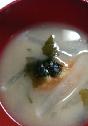 じがいも天のみそ汁-レシピのメイン写真