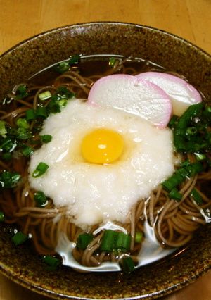 年越しそば　かまぼこ添え-レシピのメイン写真