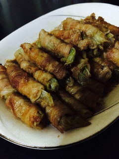 豚肉のレタス巻き-レシピのメイン写真