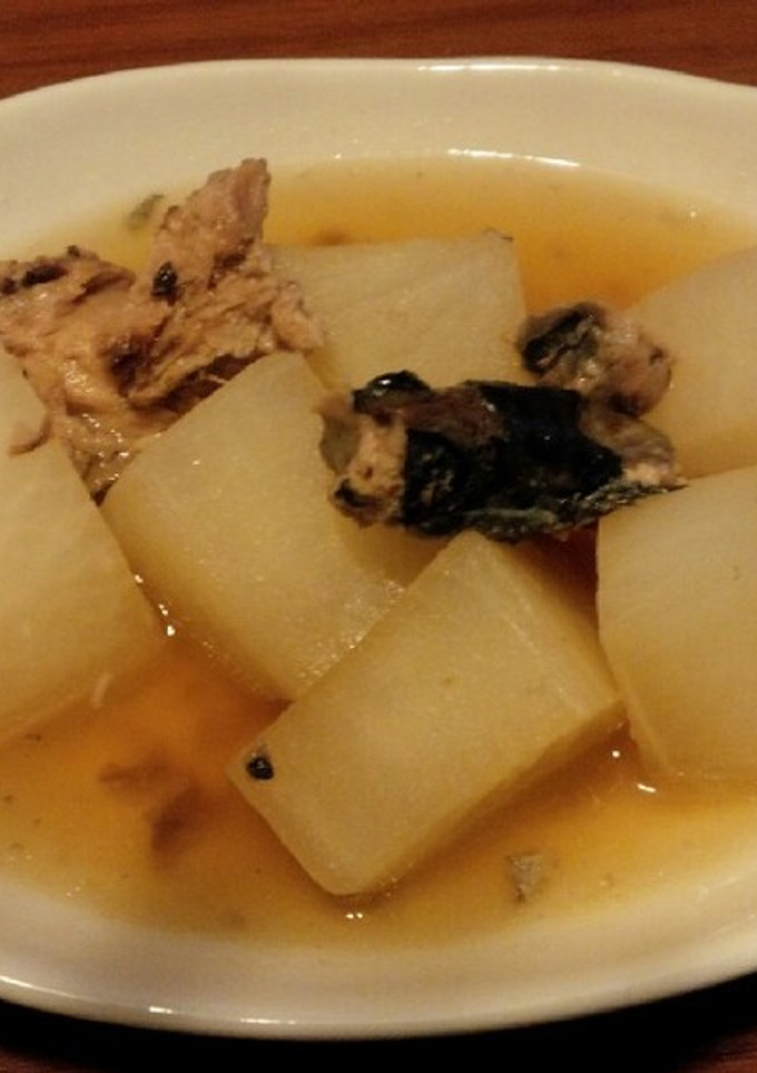 大根と鯖水煮缶の簡単煮物-レシピのメイン写真