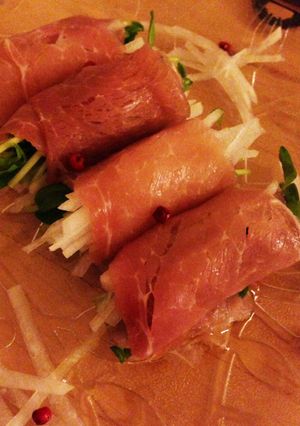 簡単おしゃれ☆大根と豆苗の生ハム巻き-レシピのメイン写真