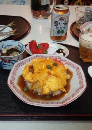 血管プラークダイエット食87（天津飯）-レシピのメイン写真