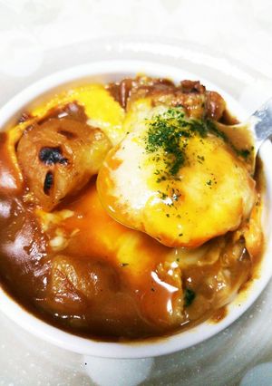 焼きカレー風♪ココットカマン-レシピのメイン写真