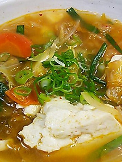 【*キムチと豆腐のスープ*】-レシピのメイン写真
