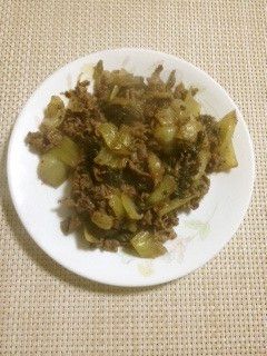 牛肉とチンゲン菜のBPペースト炒め-レシピのメイン写真