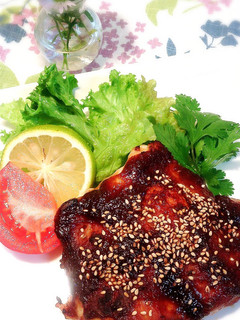 ♪鶏もも肉の柚子胡椒味噌焼き♪-レシピのメイン写真