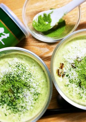 抹茶チアプティング-レシピのメイン写真