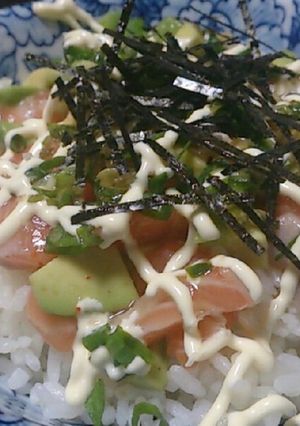 アボカドとサーモンのさっぱり丼-レシピのメイン写真