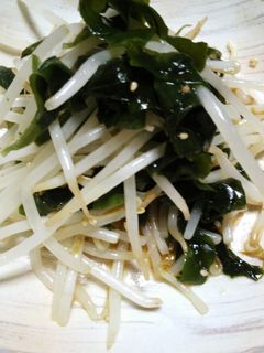 簡単☆もやしとワカメのサラダ-レシピのメイン写真