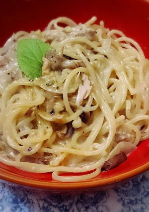 バター無しで☆ツナクリームパスタ-レシピのメイン写真