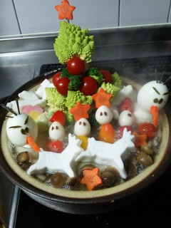 クリスマス☆野菜スープ鍋-レシピのメイン写真