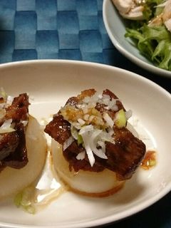 中華風ふろふき大根の煮豚のせ-レシピのメイン写真