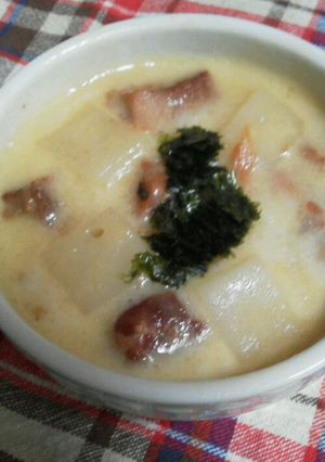 焼鳥缶で楽々♪焼鳥とお餅のココットカマン-レシピのメイン写真
