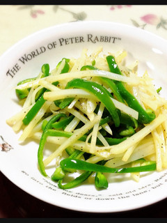 簡単ズボラ*ピーマンとじゃがいもの炒め物-レシピのメイン写真