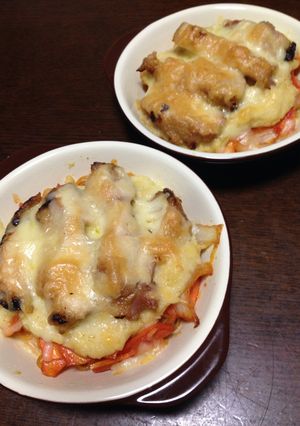 余ったパスタでスパゲティグラタンに♡-レシピのメイン写真
