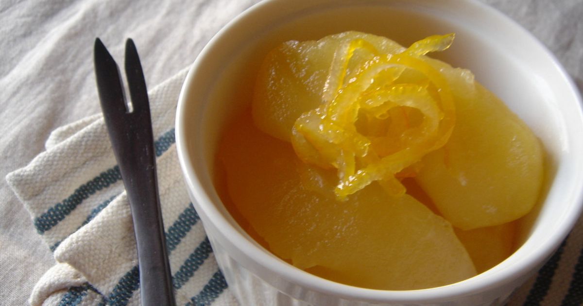 りんごとゆずのコンポート。 by 三度のメシ 【クックパッド】 簡単