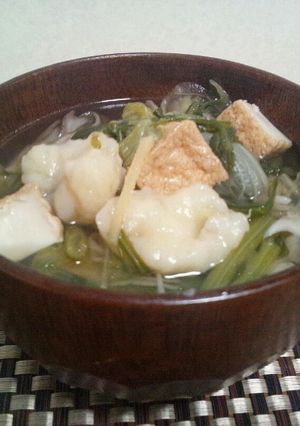 生姜と野菜のすいとん-レシピのメイン写真